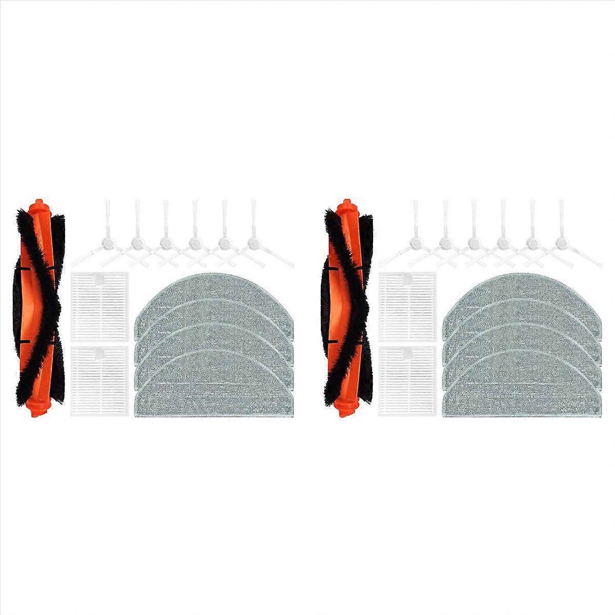 Set Mit 2 Ersatzteilen Für Saugroboter E10 E10c E12 B112 / 3c Plus C103: Filter Und Wischmopp.