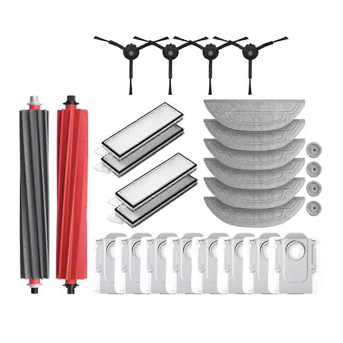 28-teiliges Set (bürste, Filter, Staubbeutel, Tuch) Für Den Staubsauger S8 Maxv Ultra – Ersatzteile