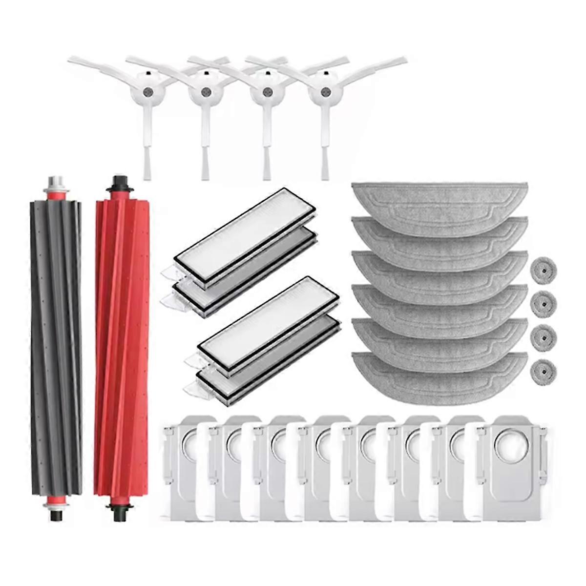 28-teiliges Set (bürste, Staubbeutel, Filter, Tuch) Für Den Staubsauger S8 Maxv Ultra – Ersatzteile