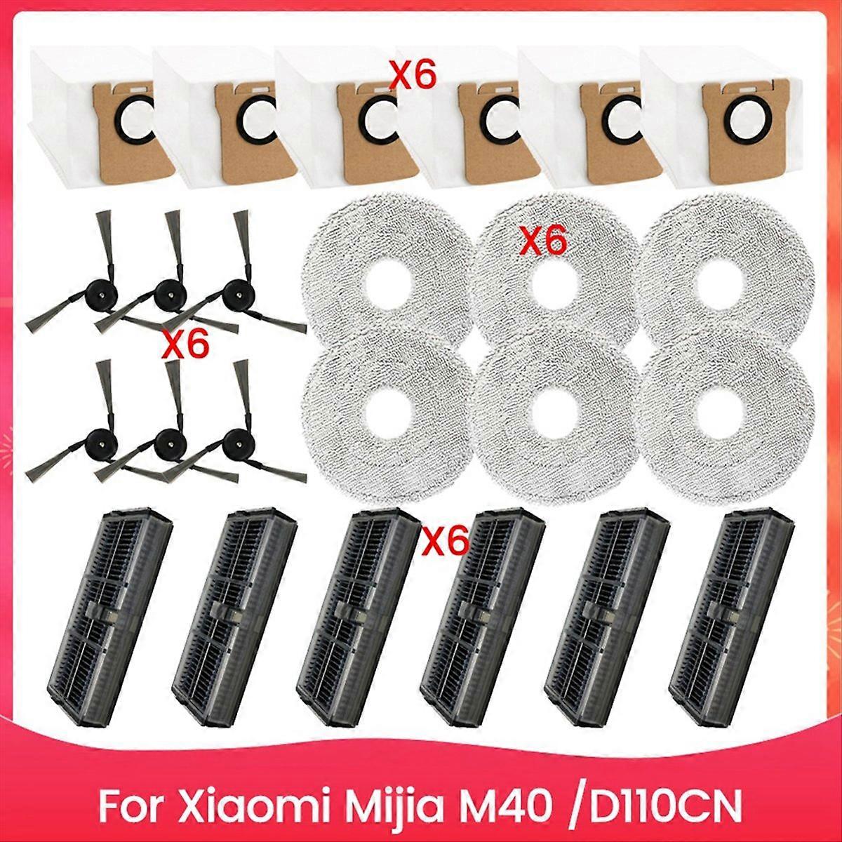 24-teiliges Set Für Xiaomi Mijia Staubsauger: Bürste, Staubbeutel, Filter Und Reinigungstuch