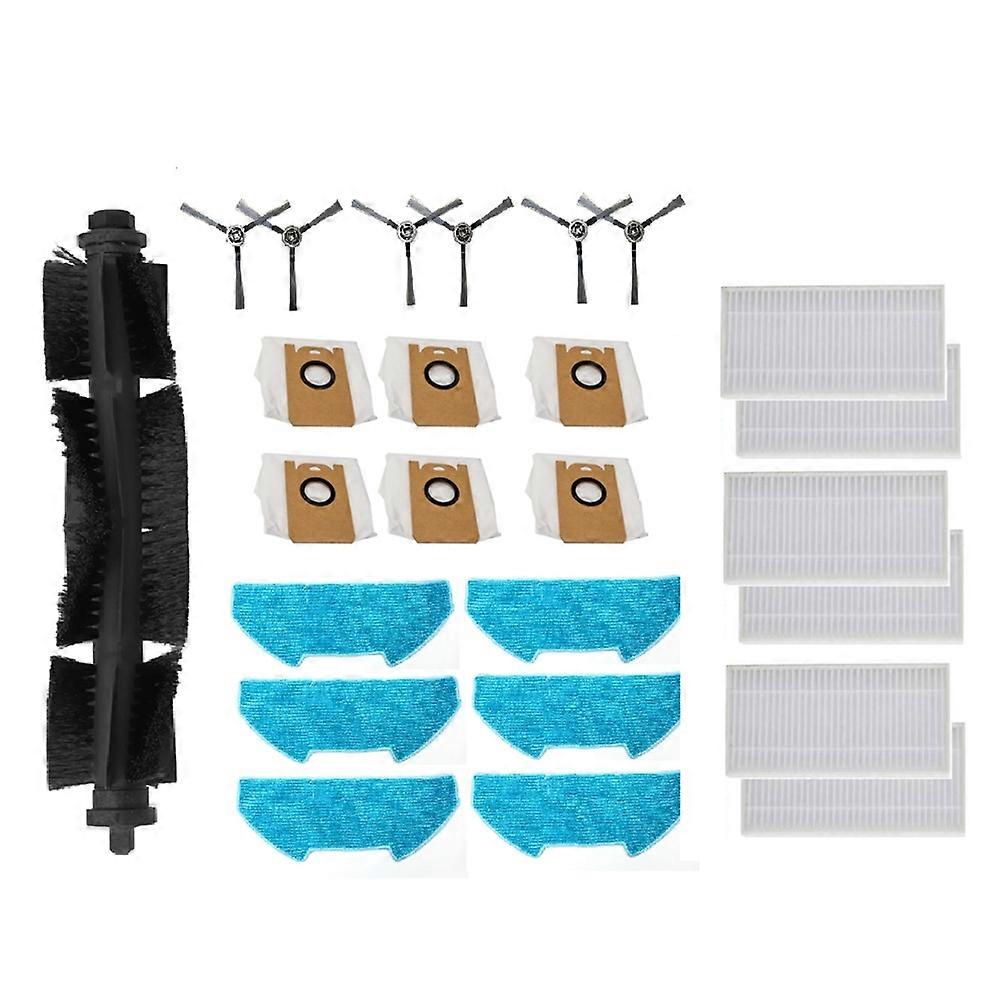 Set Mit 25 Zubehörteilen Für Den Redkey R10 Staubsauger: Hauptbürste, Filter Und Staubbeutel.