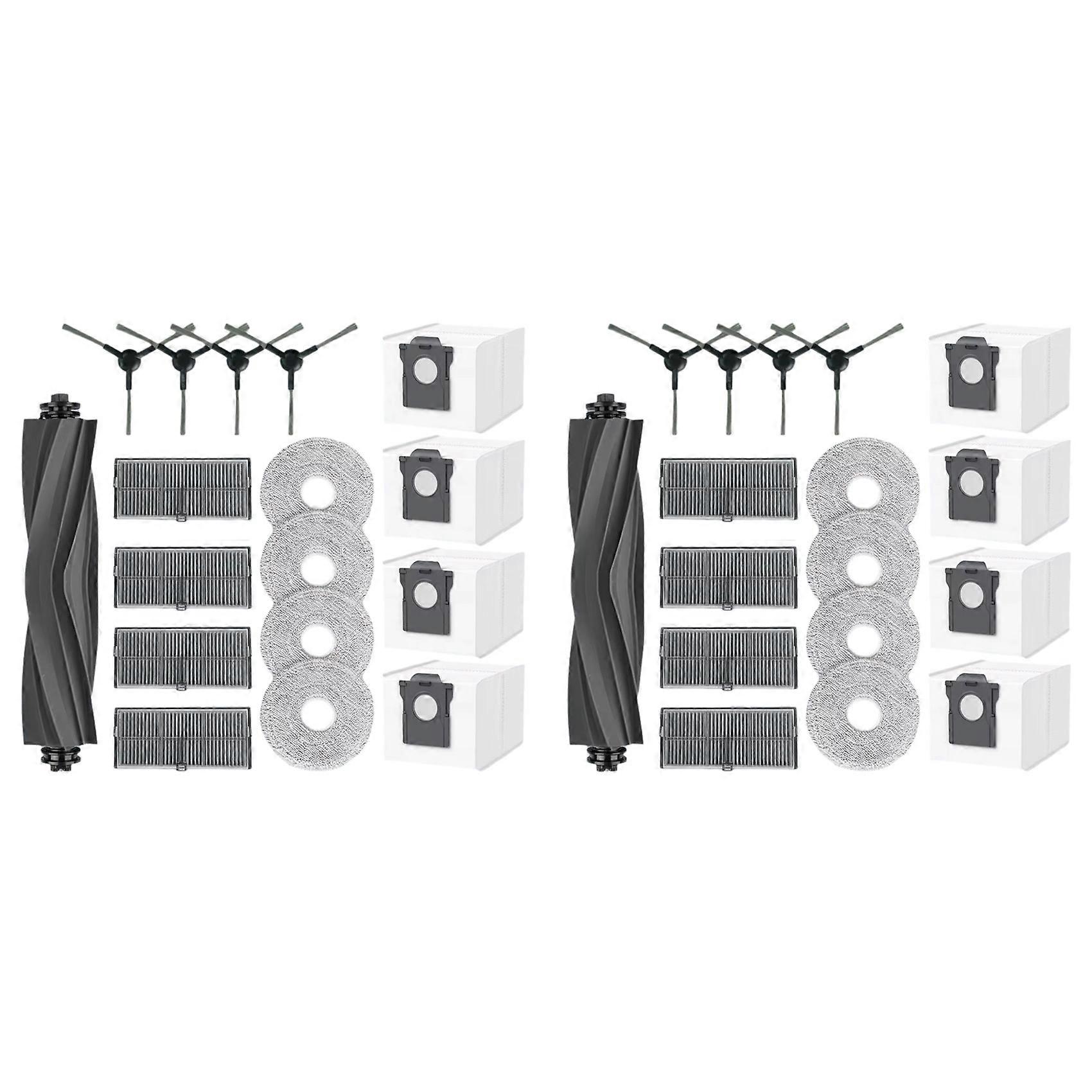 34 Zubehörteile Für Den Staubsauger Dreame L40 Ultra Ae/d20 Ultra / Rld31se/ Mova E40 Ultra: Hauptbürste, Filter, Wischmopp Und Staubbeutel.