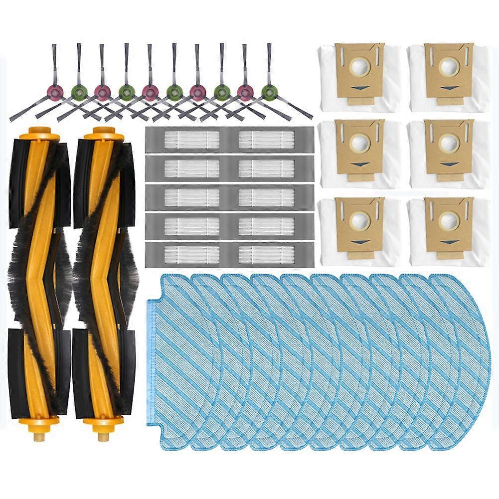 38 Ersatzteile Für Ecovacs Deebot N8/t8/t5/n8 Pro/n10 Plus Saugroboter: Hauptbürste, Hepa-filter, Staubbeutel.