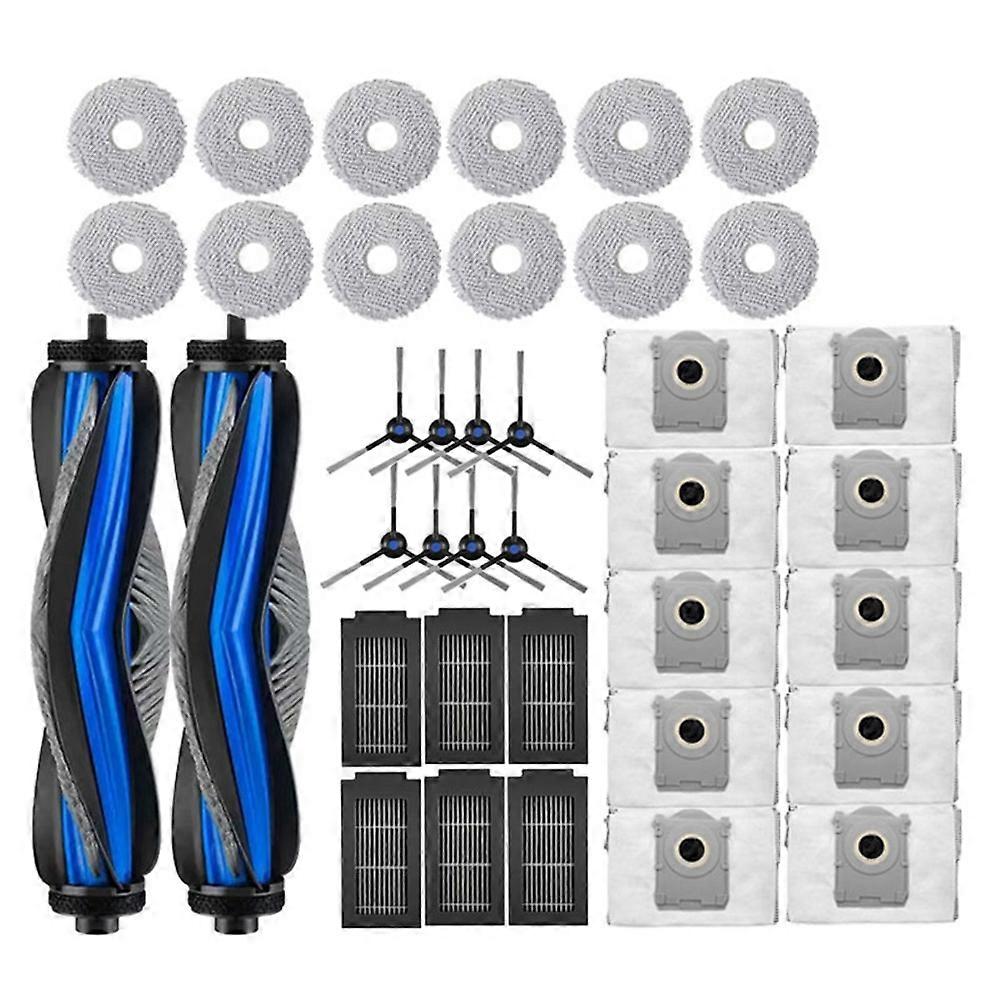 38 Ersatzteile Für Den Staubsauger Ecovacs T50 Pro Omni / T50 Omni: Bürste, Staubbeutel, Filter Und Bürstenwalze.