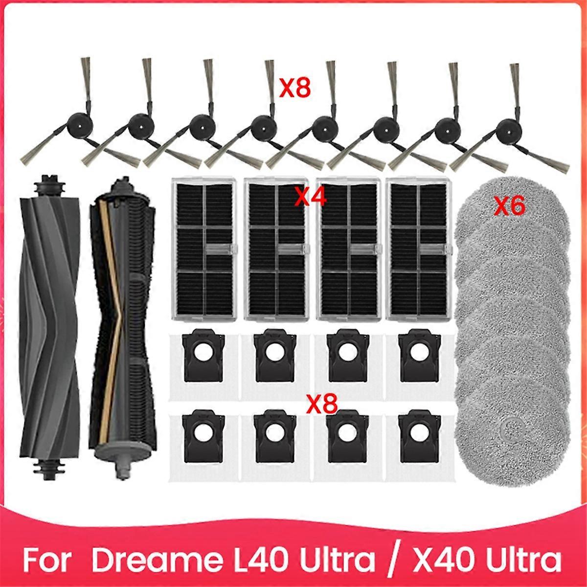 Ersatzteile Für Dreame X40 Ultra/l40 Ultra/x40 Pro Staubsauger: Tricut-hauptbürste Und Hepa-filter