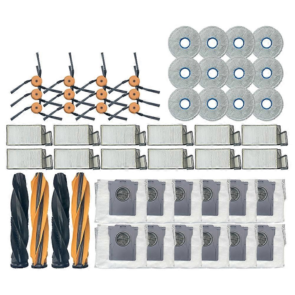Ersatzteile Für Den Dreame X60 Max Ultra Saugroboter: Hauptseitenbürste, Hepa-filter, Staubbeutel (52 Stück)