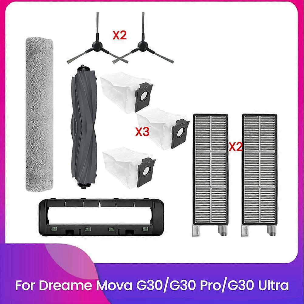 Ersatzteile Für Den Staubsauger Dreame Mova G30/g30 Pro/g30 Ultra: Bürste, Filter, Staubbeutel Und Reinigungstuch.