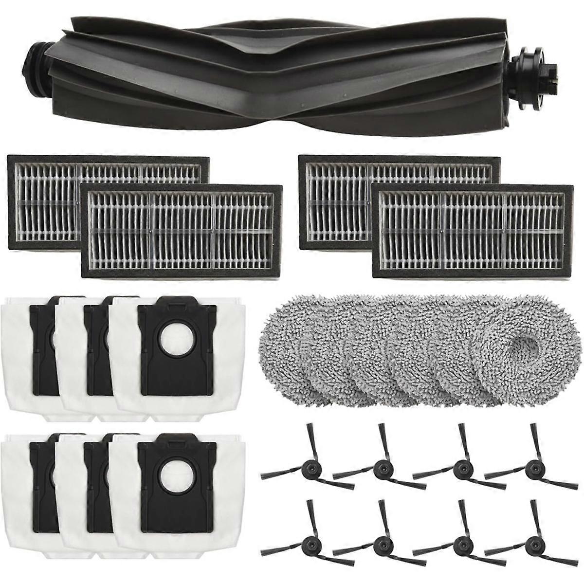 Hauptbürste, Seitenbürsten, Filter, Reinigungstuch, Staubbeutel Für Den Saugroboter P10 Pro Ultra – Ersatzteile