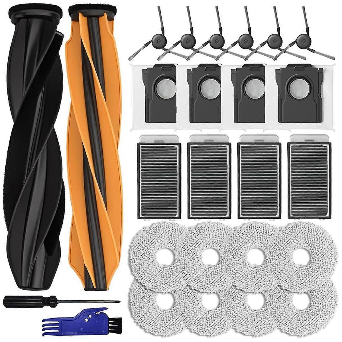 Hauptseitenbürste, Filter, Reinigungstücher, Staubbeutel Für X50 L50 L40s Pro Ultra/ V50 Ultra Saugroboter