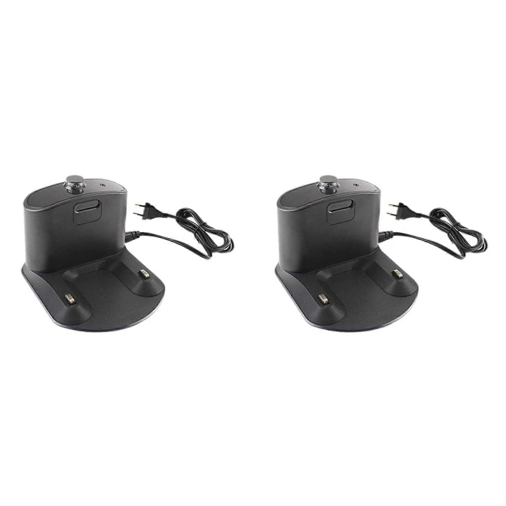 Set Mit 2 Ladestationen Für Irobot Roomba 500/600/700/800/900 Saugroboter Zubehör Inklusive: Ladestation Mit Europäischem Stecker.