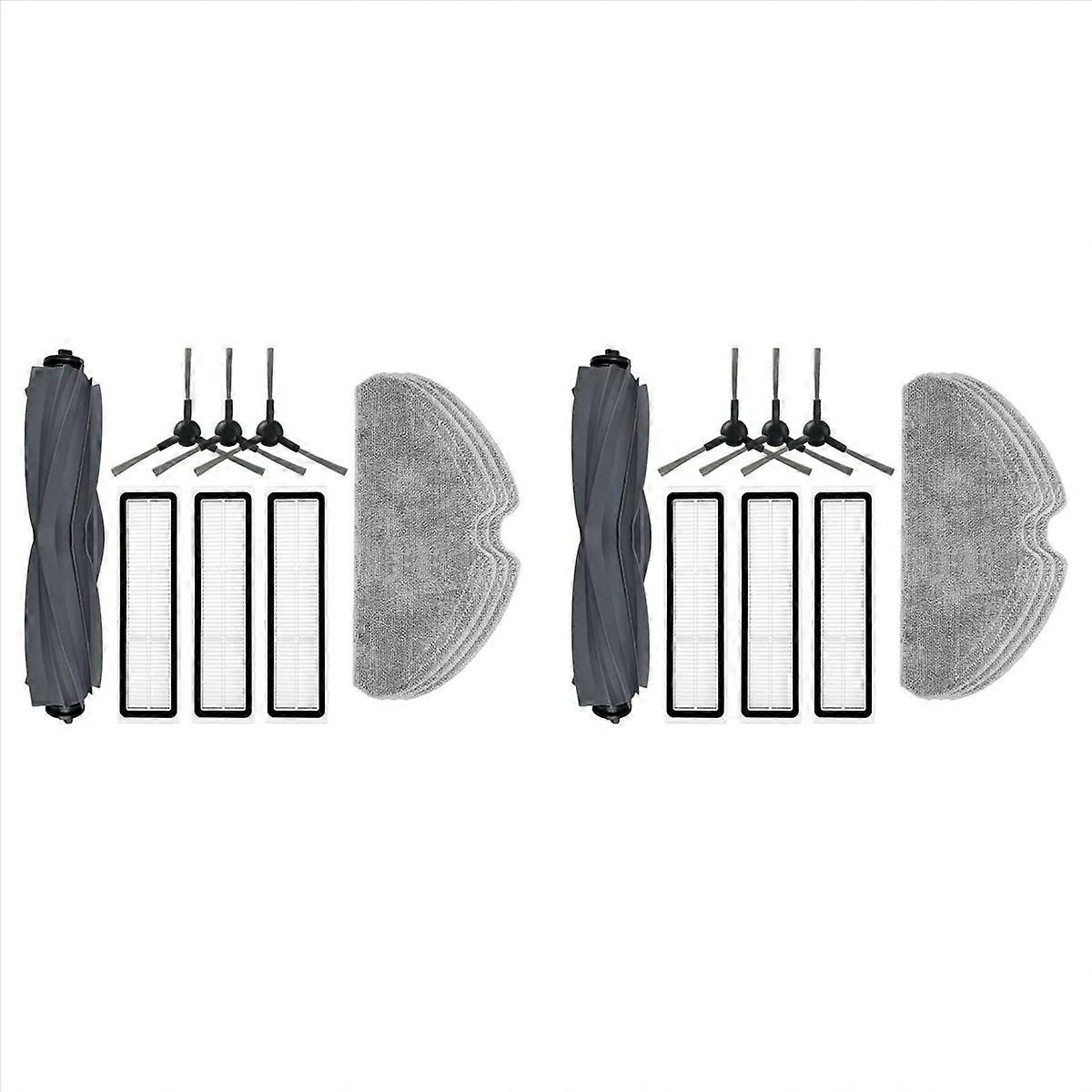 Set Mit 2 Zubehörteilen Für Den D9 Max Gen 2 / D10s Pro / D10s Saugroboter: Hauptbürste, Filter Und Ersatztuch.
