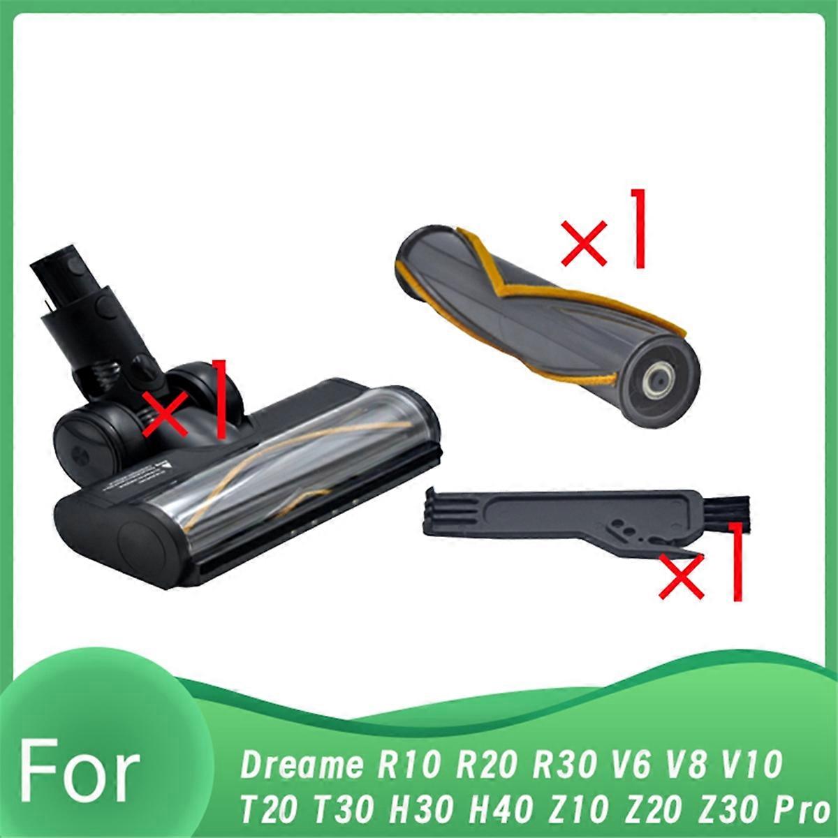 Set Mit 3 Elektrischen Bürsten Für Die Staubsauger R10, R20, R30 Und T30: Weicher Bürstenkopf Mit Anti-staub-led.