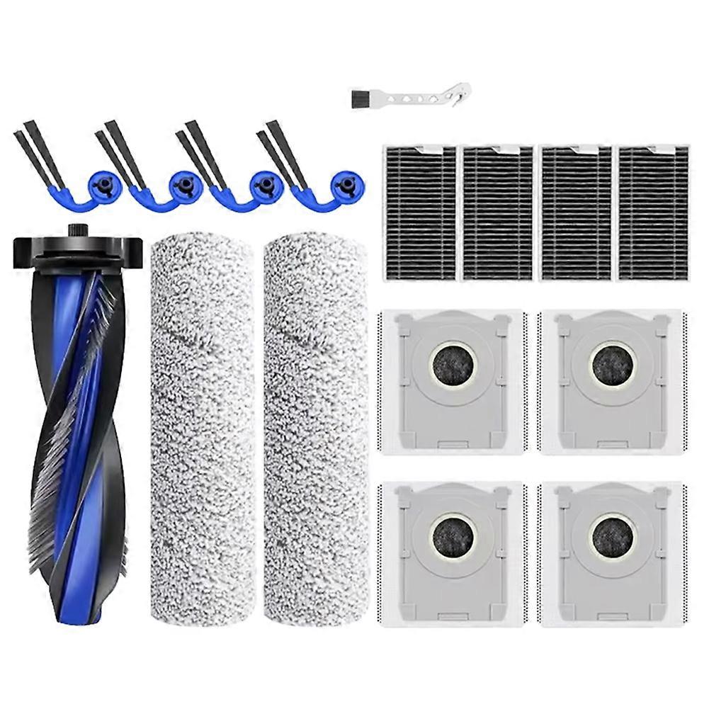 Zubehör Für Den Ecovacs Deebot T90 Pro Omni/t90 Omni Saugroboter: Hauptseitenbürste, Filter, Wischmopp, Staubbeutel (16 Teile)
