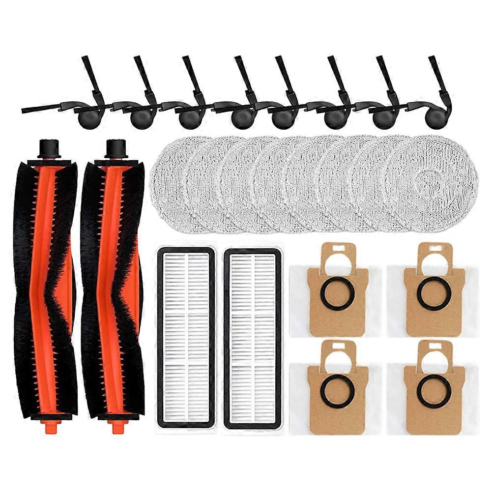 Zubehör, Das Mit Dem Xiaomi H50 Pro / Ov42gl Saugroboter Kompatibel Ist: Hauptseitenbürste, Wischmopp, Hepa-filter, Staubbeutel (24 Stück).