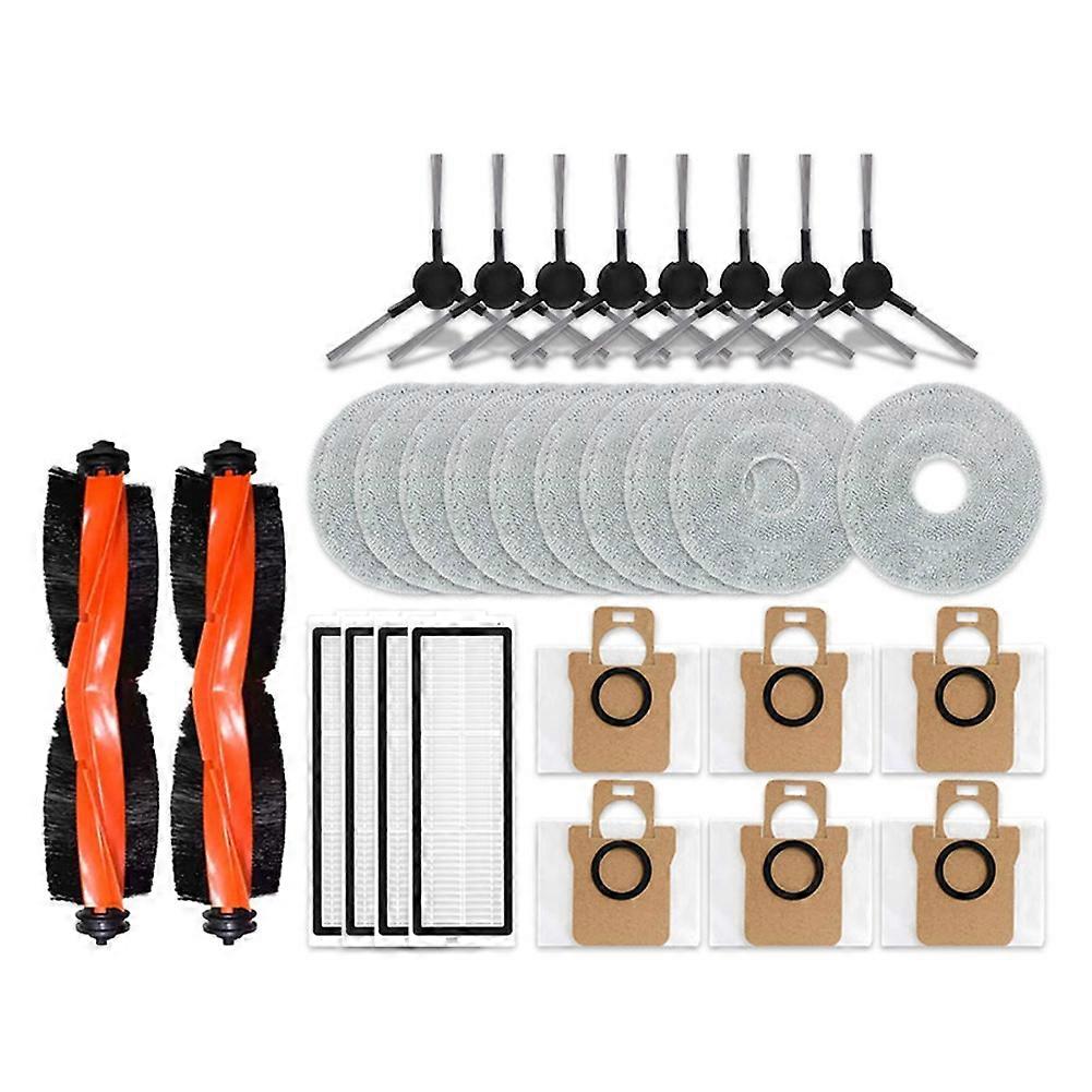 Ersatzteile Und Zubehör Für Den Xiaomi X20 Pro / D102gl Saugroboter: Hauptbürste, Seitenbürste, Hepa-filter, Reinigungstuch, Staubbeutel.