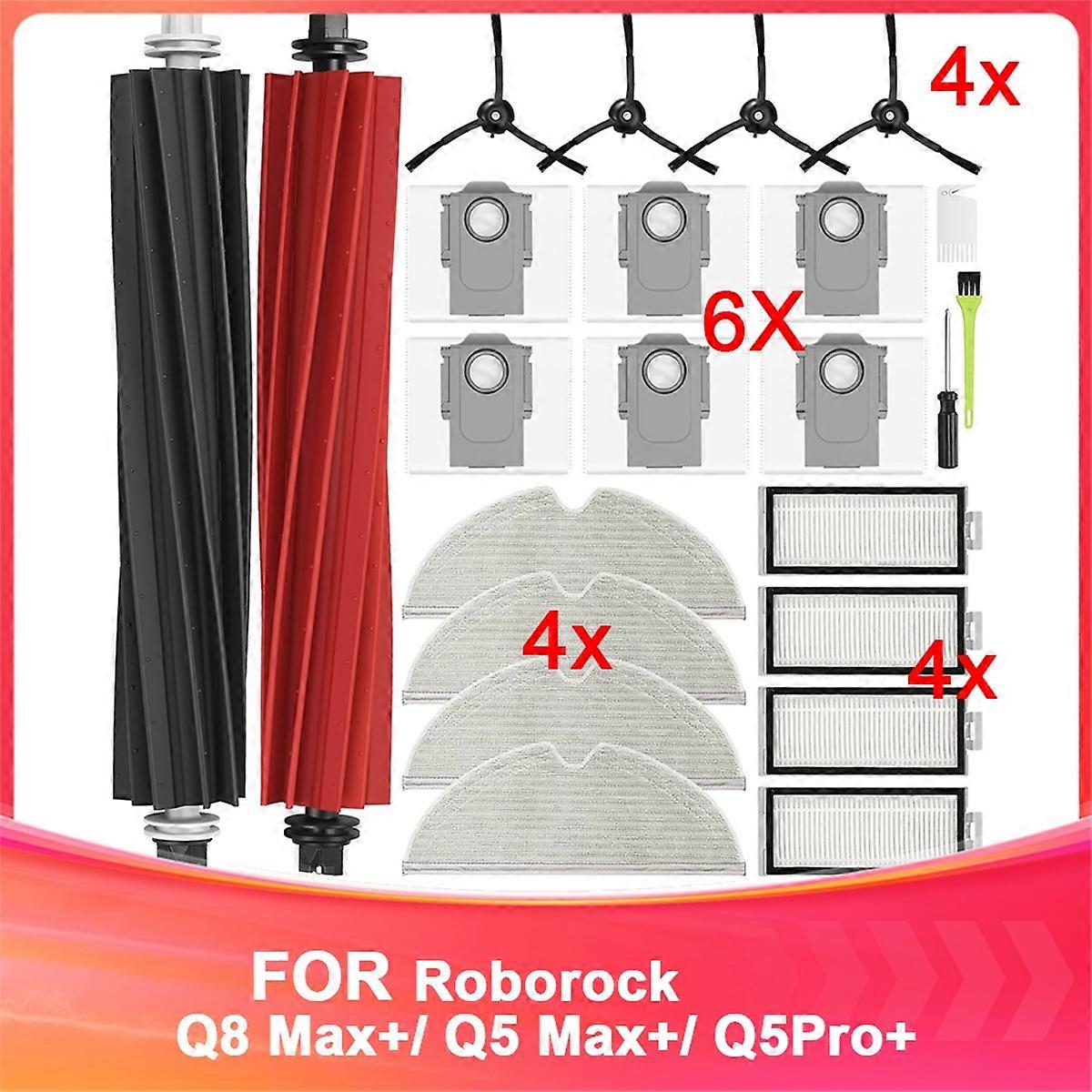 Zubehörset Für Die Saugroboter Q8 Max+/ Q5 Max+/ Q5 Pro+: Hauptfilter, Reinigungstücher, Staubbehälter