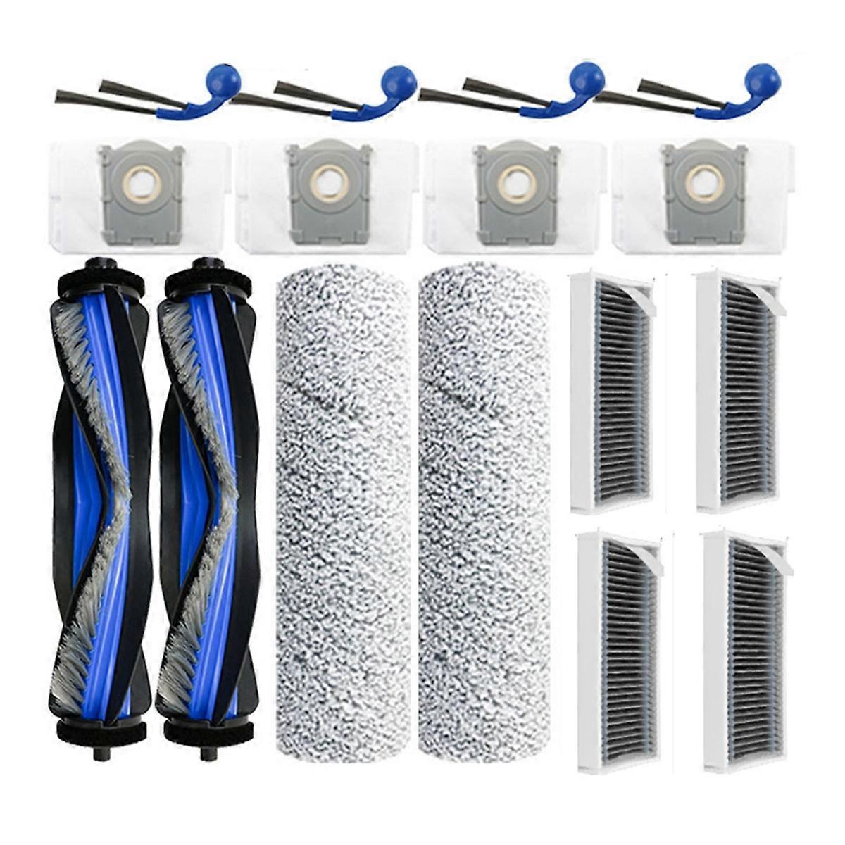 16-teiliges Ersatzteilset Für Den Staubsauger T80 Omni/t80 Pro Omni: Hauptbürste, Hepa-filter, Staubbeutelrolle