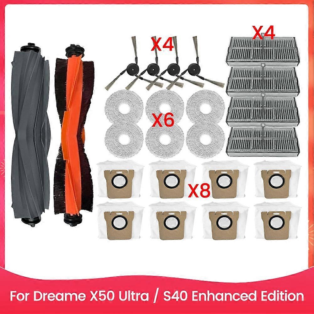 24-teiliges Set Inklusive Bürste, Filter, Staubbeutel Und Reinigungstuch Für Xiaomi Mijia Omni M40 / D110cn Staubsauger - Ersatzteile