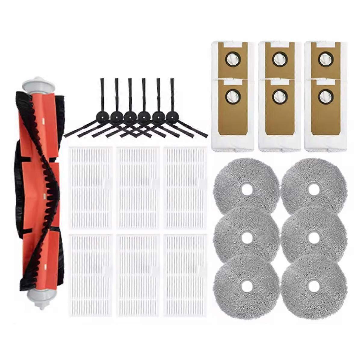 25-teiliges Set Für Staubsauger Der Modelle U200/u200 Pro/2 Plus/u250: Bürste, Hepa-filter, Tuch Und Ersatzstaubbeutel