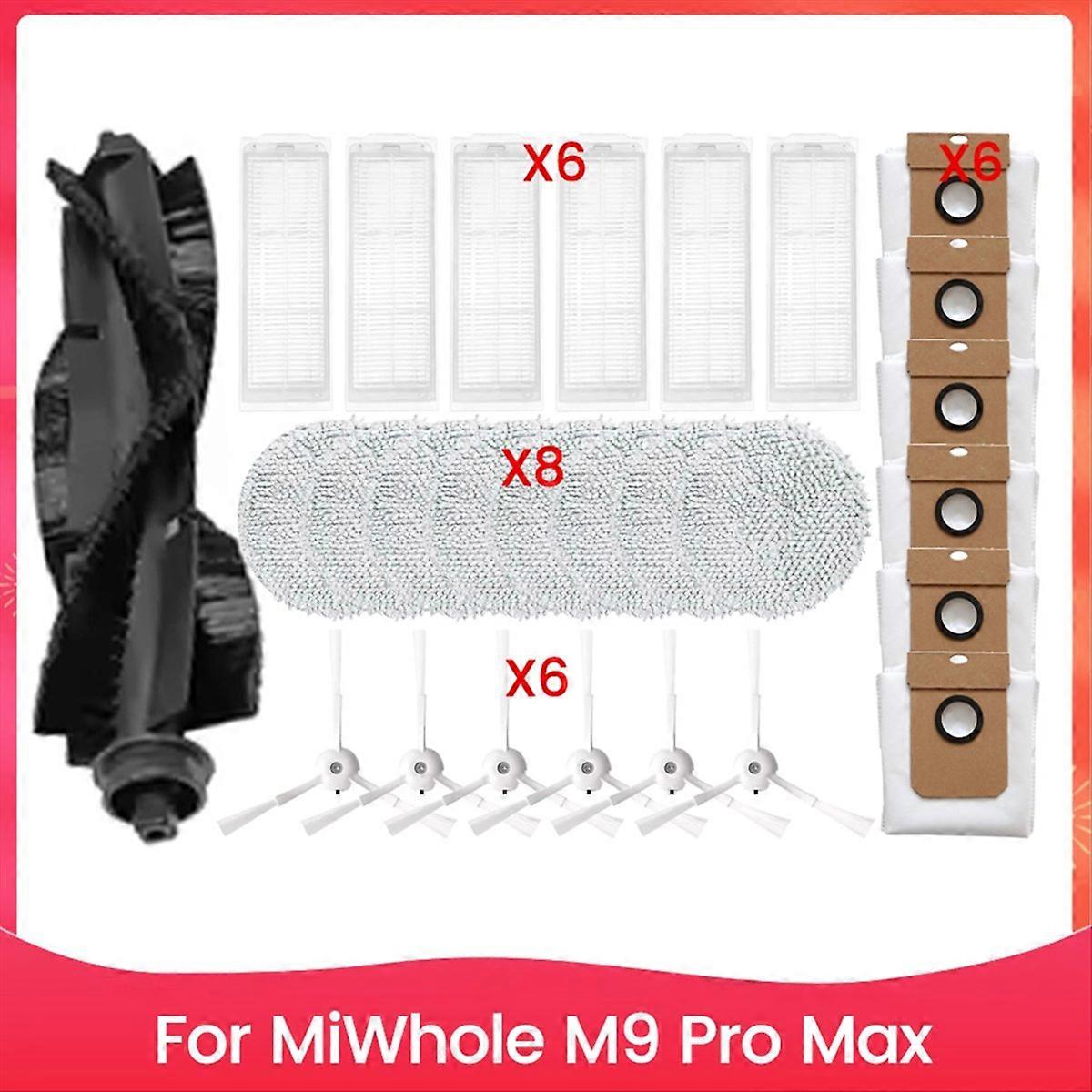27-teiliges Bürstenfilter-set Für Miwhole M9 Pro Max Teile