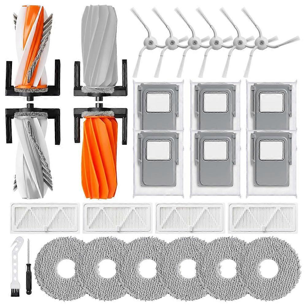28 Ersatzteile Für Dji Romo S/romo A/romo P Staubsauger: Hauptbürste, Staubbeutel, Reinigungstücher Und Filter.