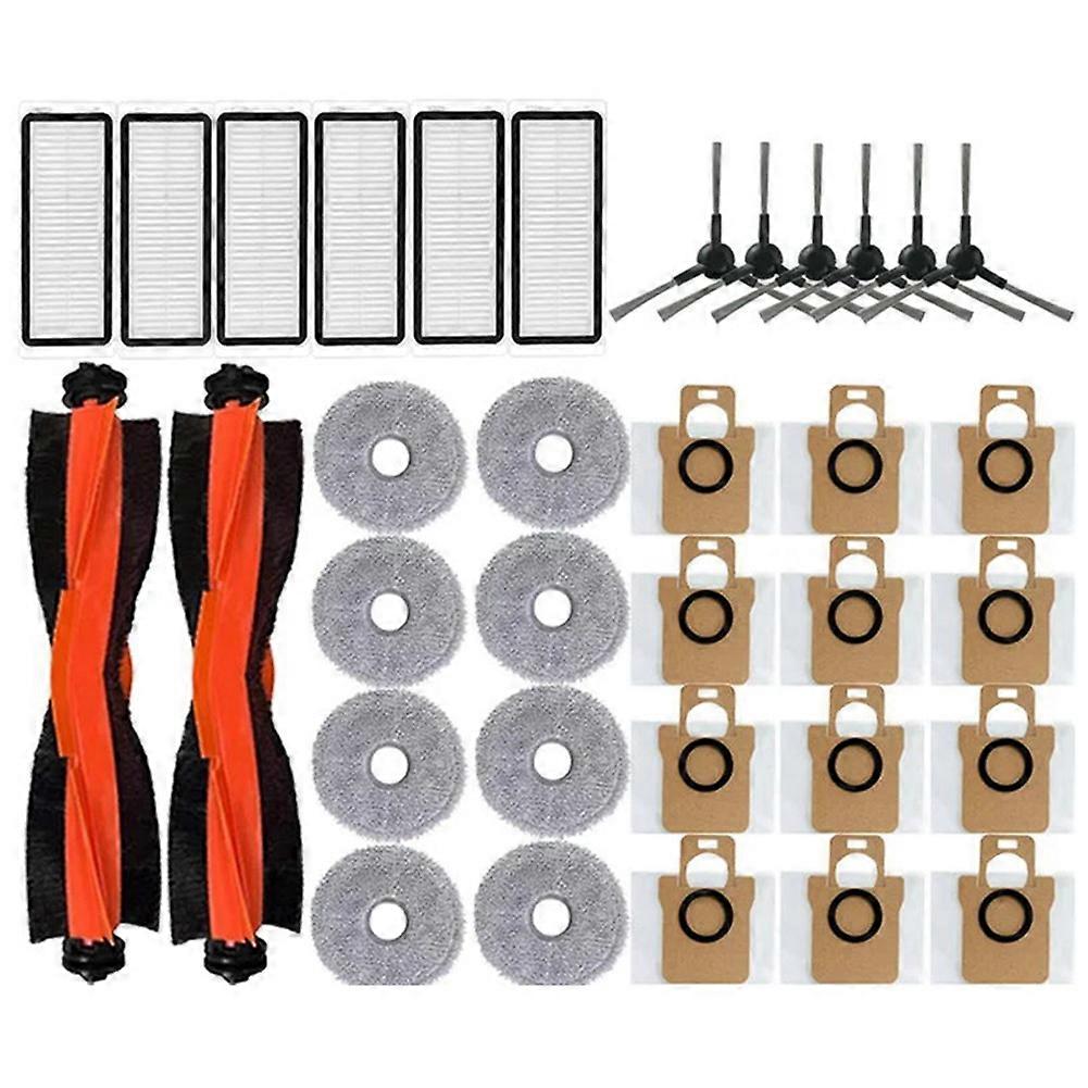 34 Ersatzteile Für Den Dreame Bot L30 Ultra L20 Ultra Staubsauger: Bürste, Staubbeutel, Filter Und Walze.