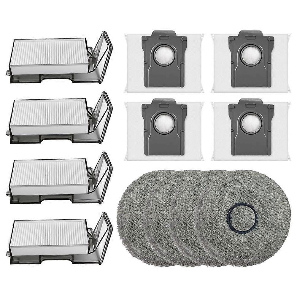 Ersatzteile Für Dreame X60 Max Ultra Complete / X60 Ultra / X60 Master Staubsauger: Hepa-filter, Reinigungstuch Und Staubbeutel.