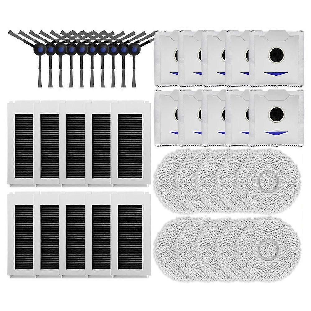 Ersatzteile Für Ecovacs Deebot N30 Omni / N30 Pro Omni: Seitenbürste, Hepa-filter, Staubbeutel.