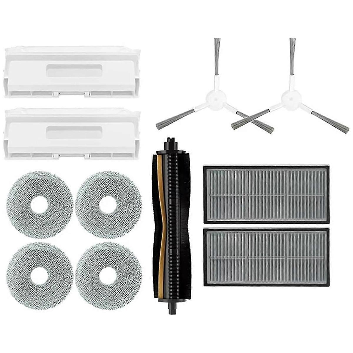 Ersatzteile Für Den Saugroboter H40 D101cn: Hauptbürste, Seitenbürste, Staubbeutel, Filter Und Reinigungstuch