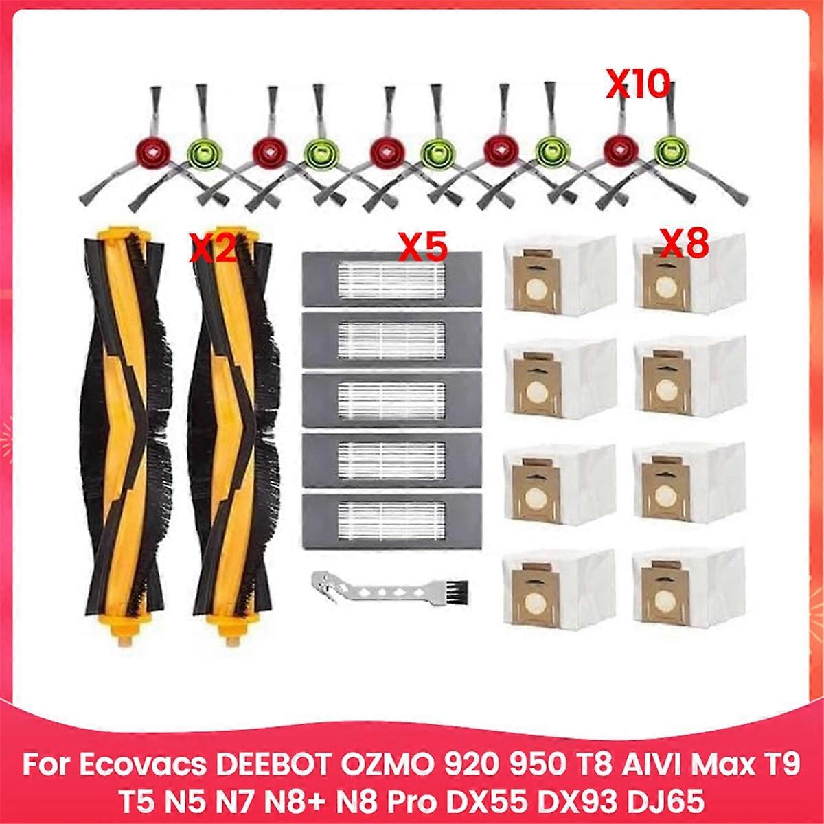 Aivi Hepa-filter Für Die Hauptseitenbürste Der Ecovacs Deebot Ozmo 920 950 T8 Staubsauger