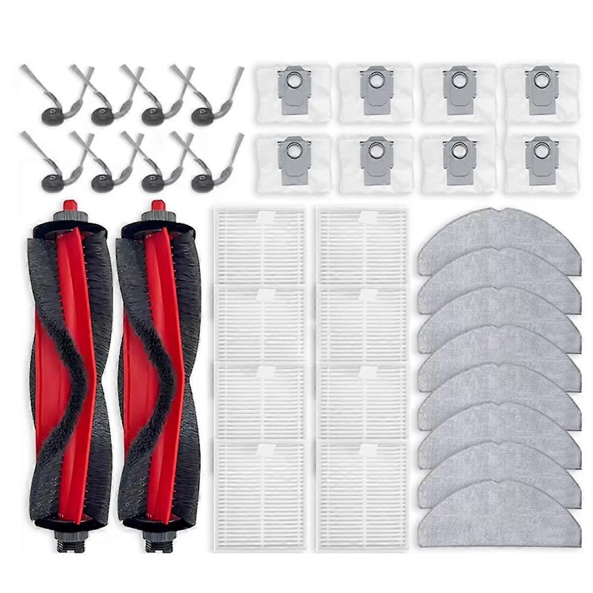 Für M5 / M5+ / L5 / L5+ / Tf / Tf+ / Q7b / Q7t+ Plus Ersatzteile: Hauptbürste, Filter, Reinigungstuch, Staubbeutel