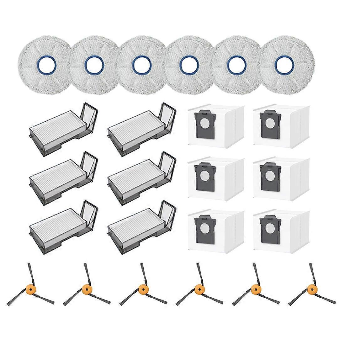 Zubehör Kompatibel Mit Den Modellen Dreame X60 Ultra / X60 Master / X60 Max Ultra: Seitenbürste, Reinigungstuch Und Staubfilter.
