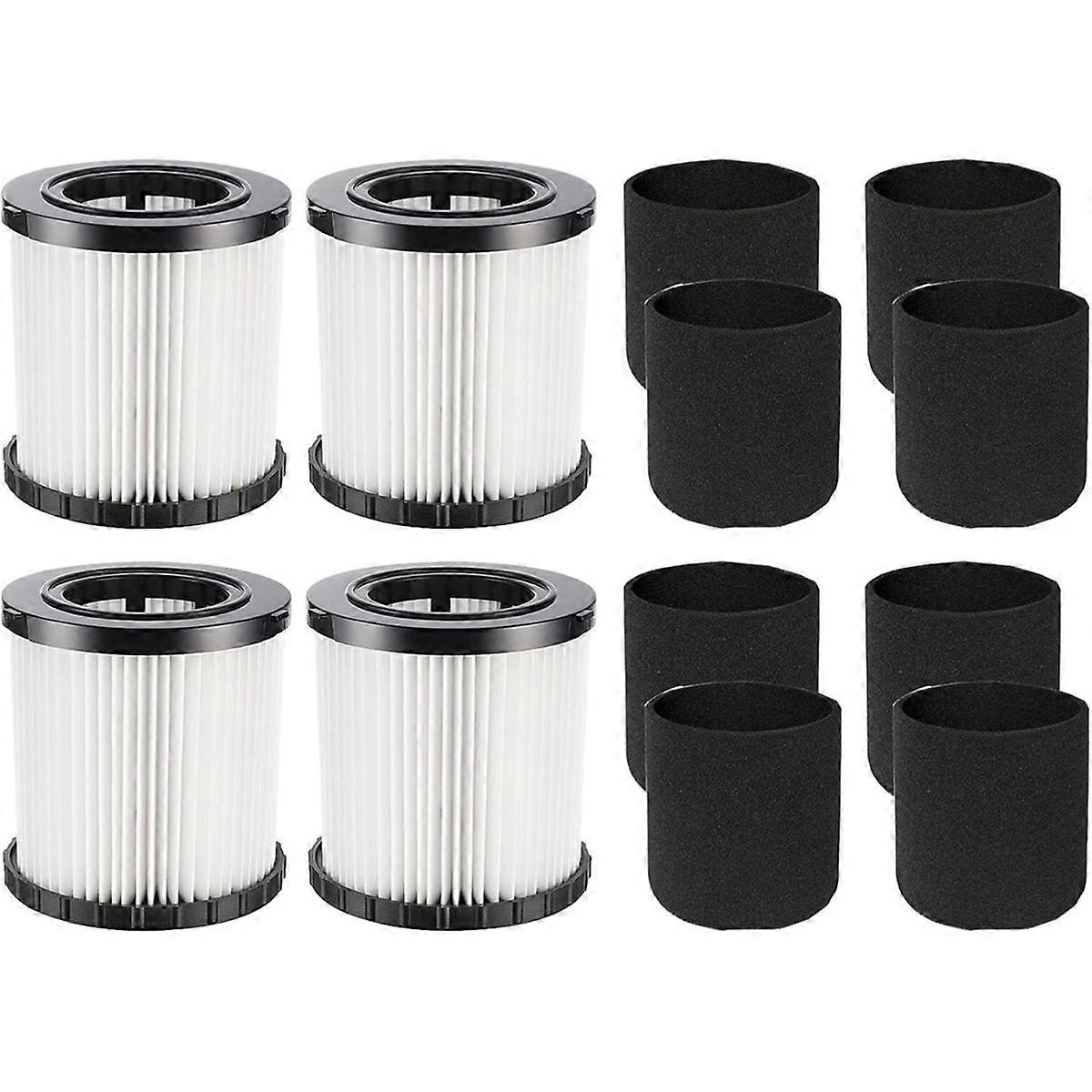 Ersatzfilter Dcv580h/dcv581h Für Den Kabellosen Nass- Und Trockensauger Dcv580h 20v, Inklusive 8 Schaumstoffhüllen.