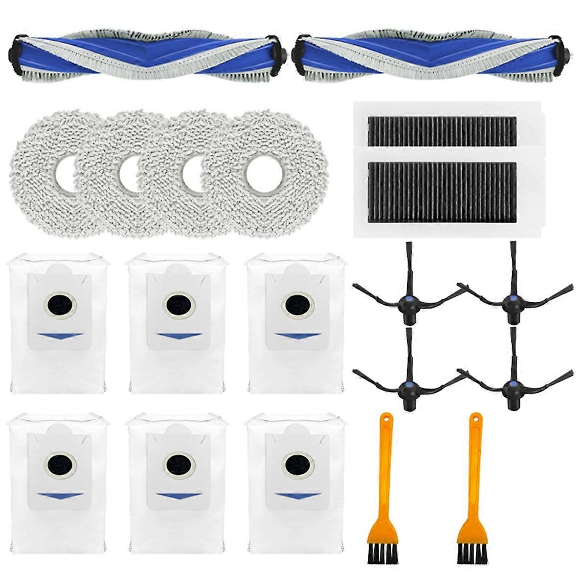 Zubehör Für Den X5 Pro Saugroboter: Hauptbürste, Seitenbürste, Filter, Staubbeutel Und Ersatztuch