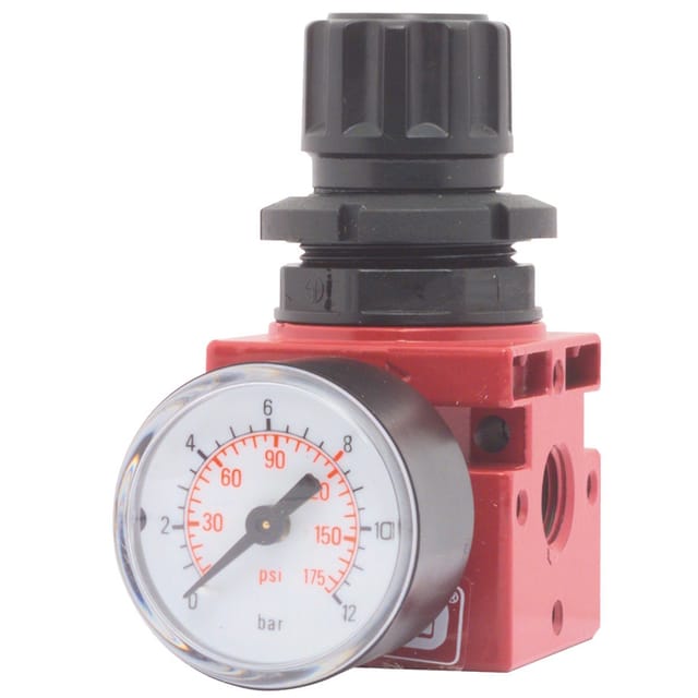 Elmag Rg Druckluft Druckminderer Druckregler Mit Anschlussgewinde 1/4