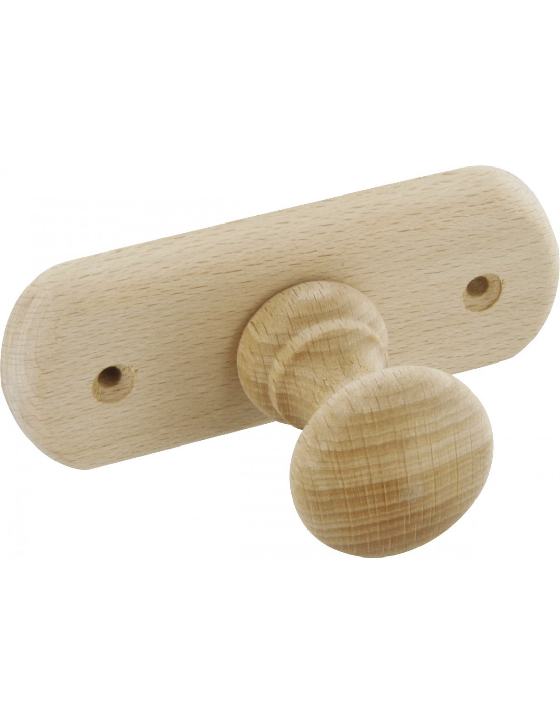 Garderobe Aus Holz Eco Naturholz Buche 1 Kopf 11 X 6 X 4,2