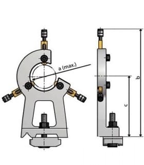 Optimum Feststehende Lünette Für Tu 3008 / Tu 3008g / Tu 3008v, 3441461