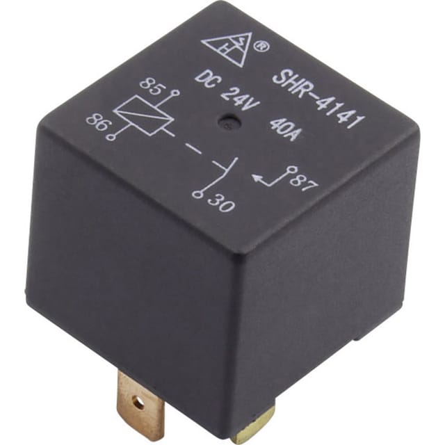 Shr-4141a Shr-24vdc-f-a 4pin Kfz-relais 24 V/dc 40 A 1 Schließer - Tru Components