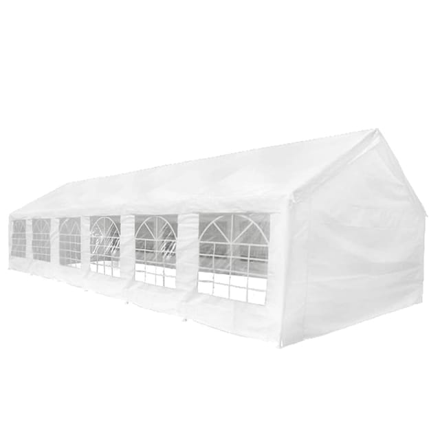 Weißes Partyzelt 12 X 6 M Vidaxl