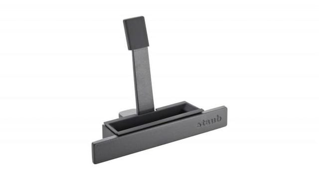 Staub Deckelhalterung Schwarz Gusseisen 22-33 Cm