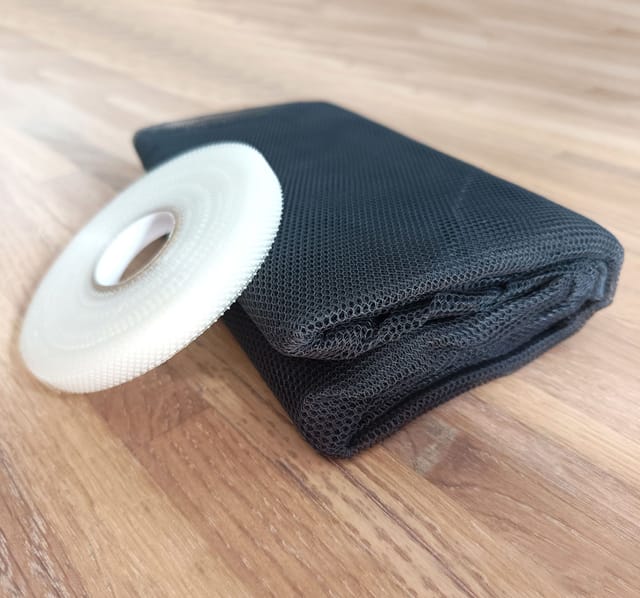 Avosdim - Fliegennetz Zum Kleben Mit Klettband B 1500 Mm X H 1800 Mm