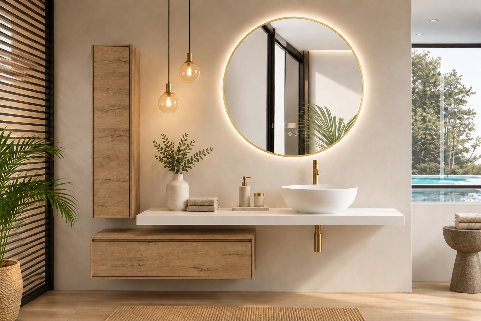 Badmöbel-set Mallorca Mit 60 Cm Modul, 120 Cm Waschplatte Inkl. Waschbecken Ohne Hochschrank