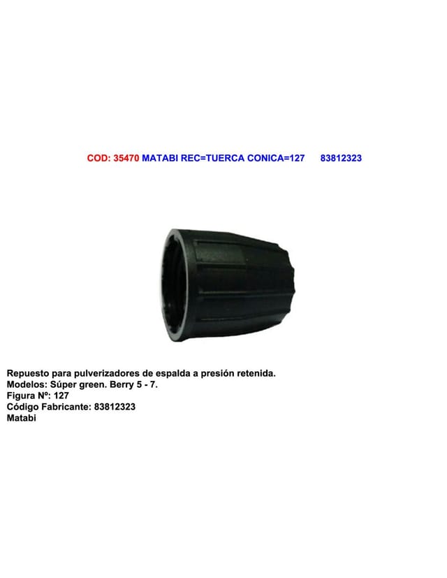 Matabi - Rechteckig Konisch 127 83812323
