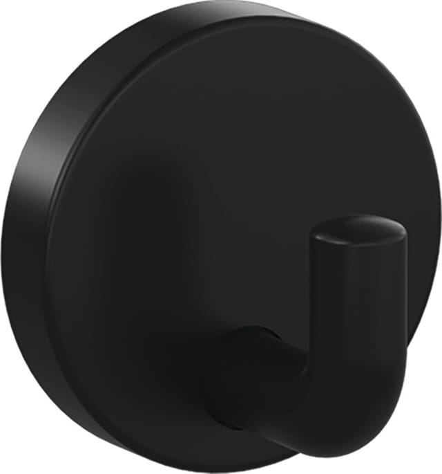 Hewi - Mantelhaken Wandhaken Ø 50 Mm Polyamid Tiefschwarz Matt 1 Stück 477.90b010
