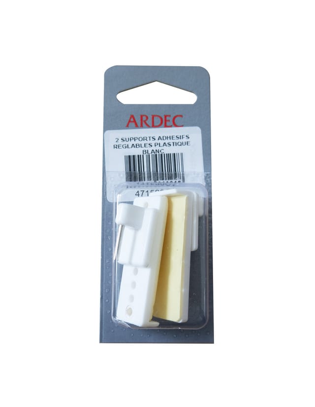 Verstellbarer Weißer Klebesupport X2 - Ardec
