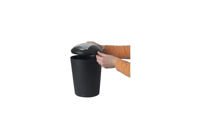 Kela Abfallbehälter Marta 5 Liter 29 X 19 Cm Schwarz
