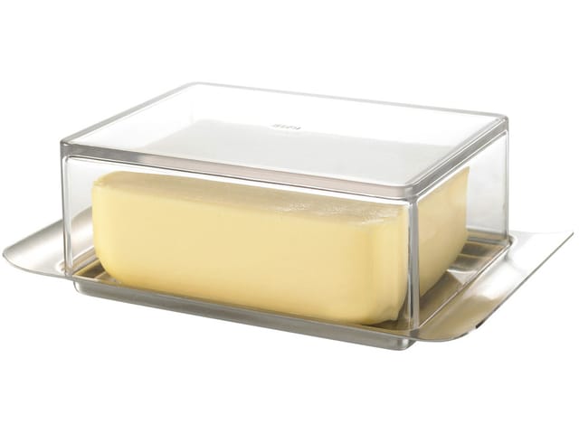 Gefu Butterdose Butelo, Butter Dose, Edelstahl, Kunststoff, 5 Cm, 33620