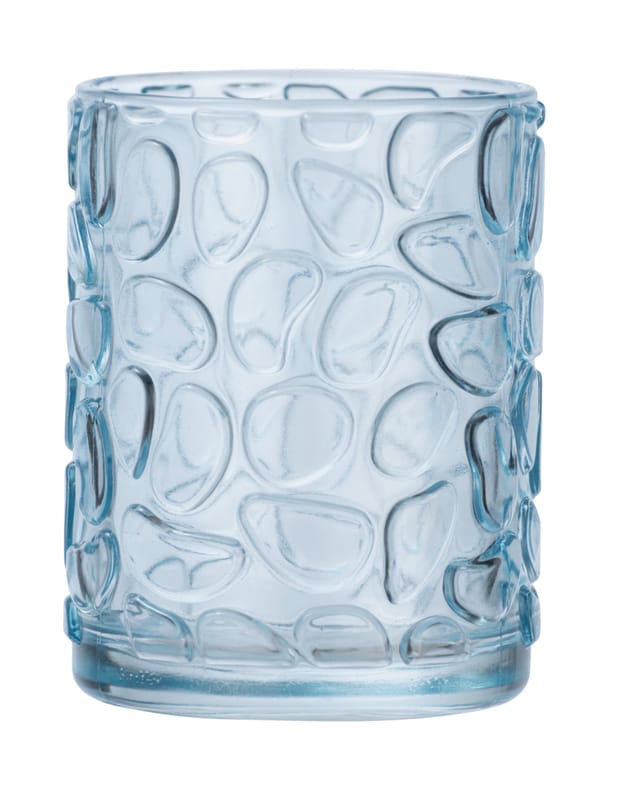 Zahnputz Becher Vetro Zähne Putzen Zahnbürsten Halter Zahnpasta Bad Wc - Blau - Wenko