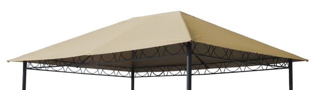 Ersatzdach 3x4m Stil Pavillon Sand Ersatzplane Ersatzbezug