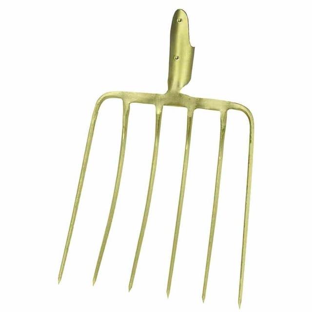 Maisgabel, 6 Zinken, Ohne Stiel Außenzinken Aufgebogen - Ideal